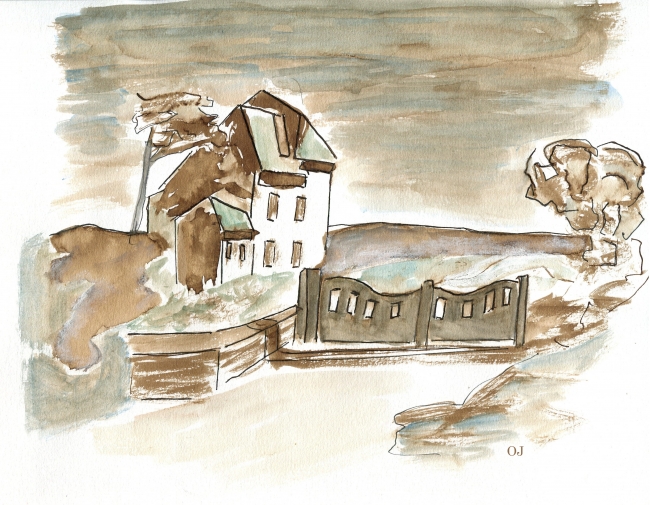 olivier jeunon, encre